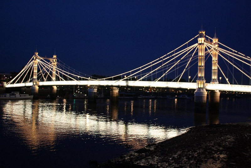 Battersea at night